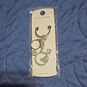 Unbranded Fashion Jewelry Silver Rhinestone Mickey Mouse Keychain Bag Charm New
